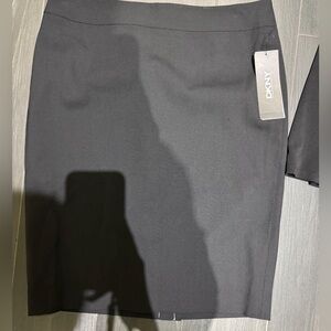 DKNY Sleek Black Pencil Skirt
